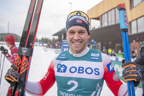 NordicFocus 23.02.2020, Trondheim, Norway (NOR):Paal Golberg (NOR) - FIS world cup cross-country, pursuit men, Trondheim (NOR). www.nordicfocus.com. © Thibaut/NordicFocus. Every downloaded picture is fee-liable.