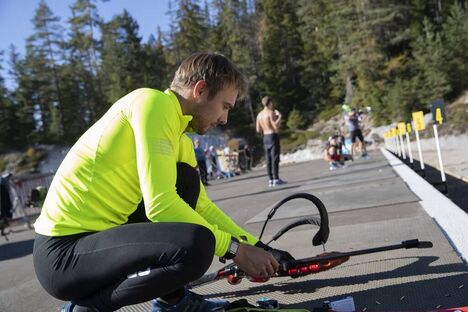 NordicFocus 09.10.2018, Ramsau, Austria (AUT):Anton Shipulin (RUS) - Nordic Preparation Week, Ramsau (AUT). www.nordicfocus.com. © Manzoni/NordicFocus. Every downloaded picture is fee-liable.