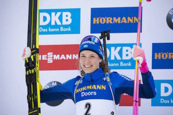 08.03.2020, Nove Mesto, Czech Republic (CZE):Hanna Oeberg (SWE) - IBU world cup biathlon, mass women, Nove Mesto (CZE). www.nordicfocus.com. © Manzoni/NordicFocus. Every downloaded picture is fee-liable.