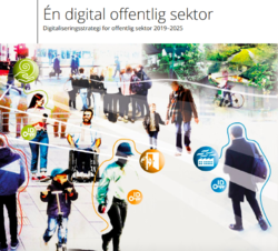 Utfordringen til Regjeringen etter årets Digitaliseringskonferanse mener Arild Haraldsen er denne: Er det «typisk norsk» å hvile på laurbærene fra en storartet dugnadsinnsats, eller er «det typisk norsk» å høste erfaringer fra denne dugnaden som investering i og for fremtiden? Illustrasjon: Fra forsiden av regjeringens digitaliseringsstrategi