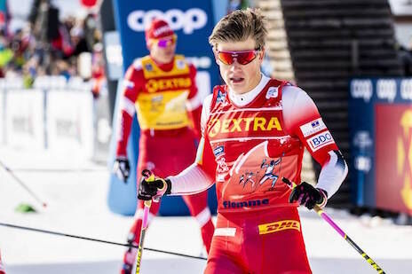 04.01.2020, Val di Fiemme, Italy (ITA):Johannes Hoesflot Klaebo (NOR) - FIS world cup cross-country, tour de ski, individual sprint, Val di Fiemme (ITA). www.nordicfocus.com. © Modica/NordicFocus. Every downloaded picture is fee-liable.