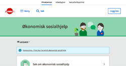 nav.no siden om sosialhjelp