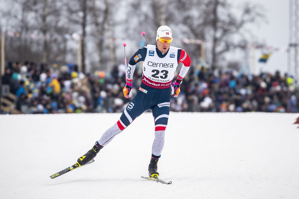 26.01.2019, Ulricehamn, Sweden (SWE):Chris Andre Jespersen (NOR) - FIS world cup cross-country, 15km men, Ulricehamn (SWE). www.nordicfocus.com. © Modica/NordicFocus. Every downloaded picture is fee-liable.