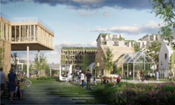 Illustrasjon av prosjektet Ny By - Ny Flyplass i Bodø