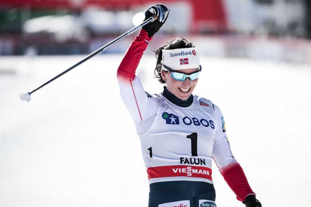 18.03.2018, Falun Sweden (SWE):Marit Bjoergen (NOR) - FIS world cup cross-country, pursuit women, Falun (SWE). www.nordicfocus.com. © Modica/NordicFocus. Every downloaded picture is fee-liable.