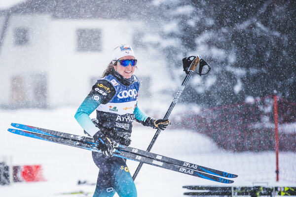 13.12.2019, Davos, Switzerland (SUI):Laura Chamiot Maitral (FRA) - FIS world cup cross-country, training, Davos (SUI). www.nordicfocus.com. © Modica/NordicFocus. Every downloaded picture is fee-liable.