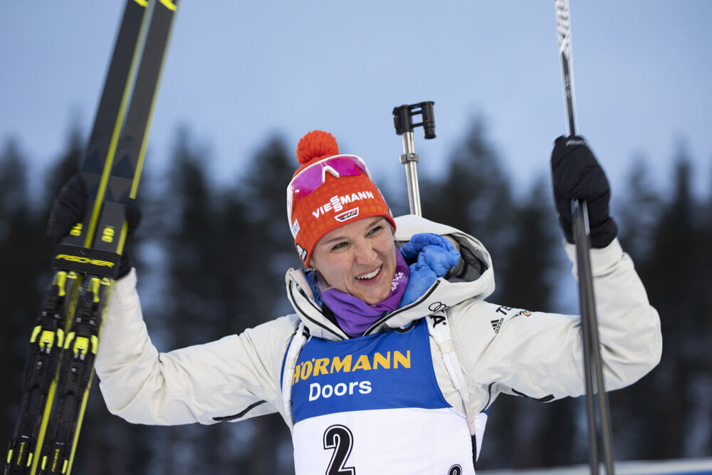 13.03.2020, Kontiolahti, Finland (FIN):Denise Herrmann (GER) -  IBU world cup biathlon, sprint women, Kontiolahti (FIN). www.nordicfocus.com. © Manzoni/NordicFocus. Every downloaded picture is fee-liable.