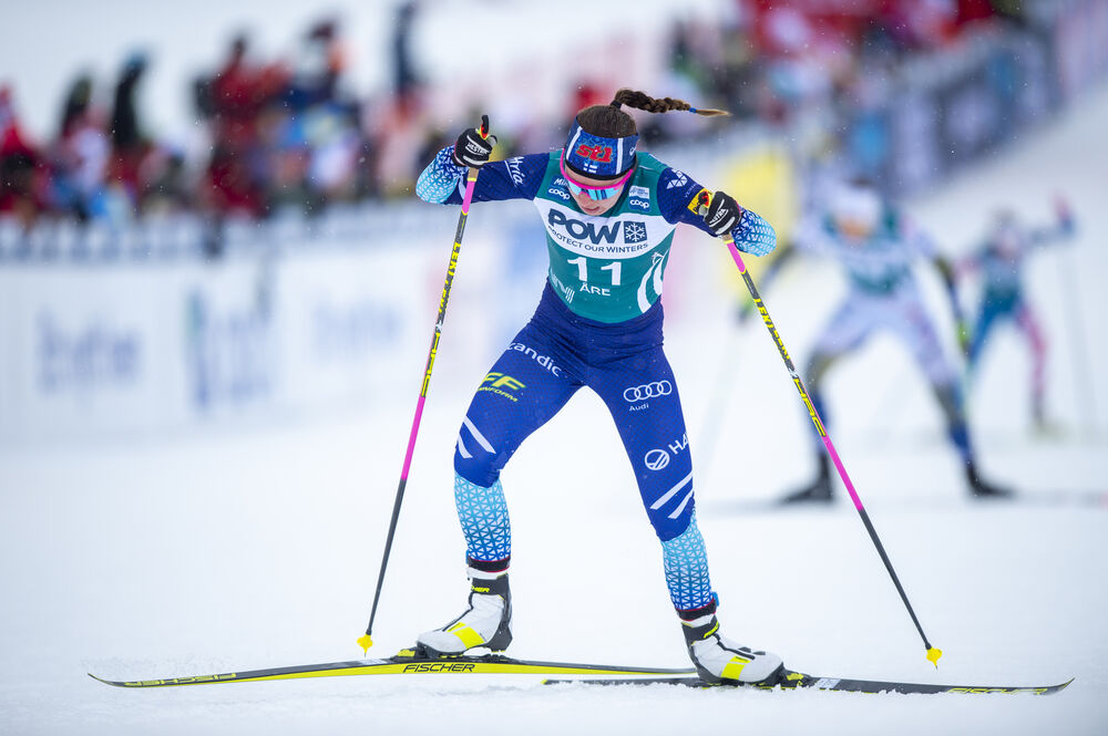 18.02.2020, Are, Sweden (SWE):Kerttu Niskanen (FIN) - FIS world cup cross-country, individual sprint, Are (SWE). www.nordicfocus.com. © Thibaut/NordicFocus. Every downloaded picture is fee-liable.