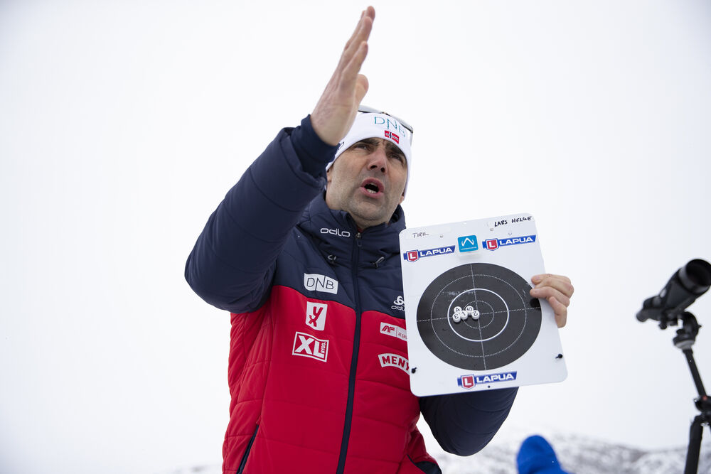 13.02.2019, Soldier Hollow, United States of America (USA):Siegfried Mazet (FRA) coach team Norway -  IBU world cup biathlon, training, Soldier Hollow (USA). www.nordicfocus.com. © Manzoni/NordicFocus. Every downloaded picture is fee-liable.
