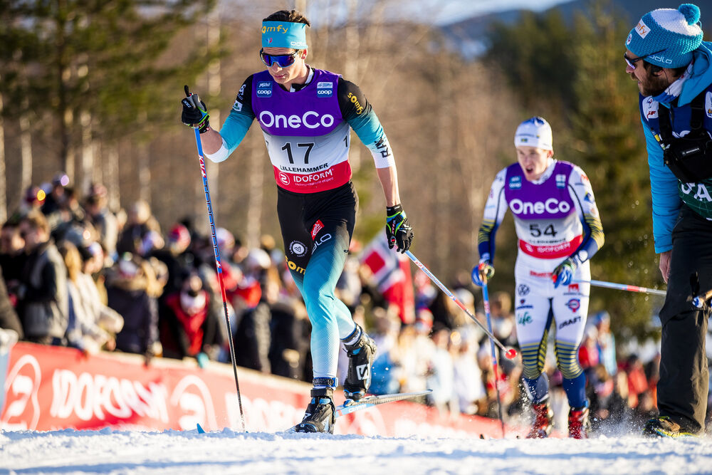 07.12.2019, Lillehammer, Norway (NOR):Clement Parisse (FRA) - FIS world cup cross-country, skiathlon men, Lillehammer (NOR). www.nordicfocus.com. © Modica/NordicFocus. Every downloaded picture is fee-liable.