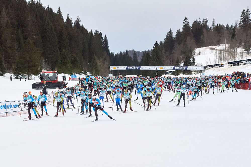 10.02.2019, Morez, France (FRA): start of the race - FIS World Loppet LaTransjurassienne, Morez (FRA). www.nordicfocus.com. © Rauschendorfer/NordicFocus. Every downloaded picture is fee-liable.