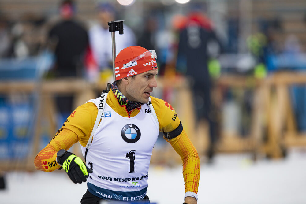 06.03.2020, Nove Mesto, Czech Republic (CZE):Arnd Peiffer (GER) - IBU World Cup Biathlon, sprint men, Nove Mesto (CZE). www.nordicfocus.com. © Manzoni/NordicFocus. Every downloaded picture is fee-liable.