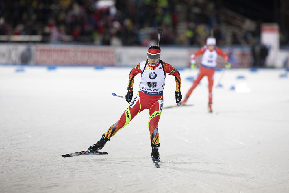 01.12.2019, Oestersund, Sweden, (SWE):Fanqi Meng (CHN) - IBU world cup biathlon, sprint women, Oestersund (SWE). www.nordicfocus.com. © Manzoni/NordicFocus. Every downloaded picture is fee-liable.