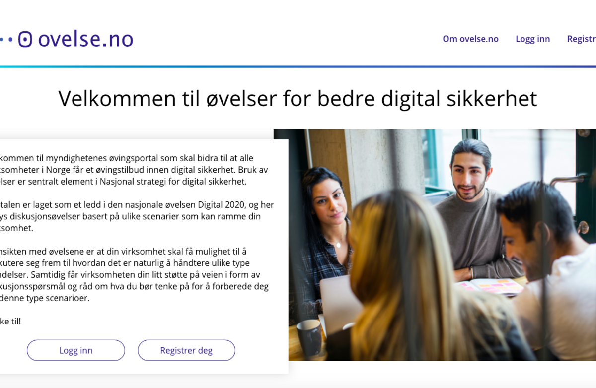 Hensikten med øvelsene er at din virksomhet skal få mulighet til å diskutere seg frem til hvordan det er naturlig å håndtere ulike type hendelser. Samtidig får virksomheten din litt støtte på veien i form av diskusjonsspørsmål og råd om hva du bør tenke på for å forberede deg på denne type scenarioer. Illustrasjon: Forsiden ovelse.no