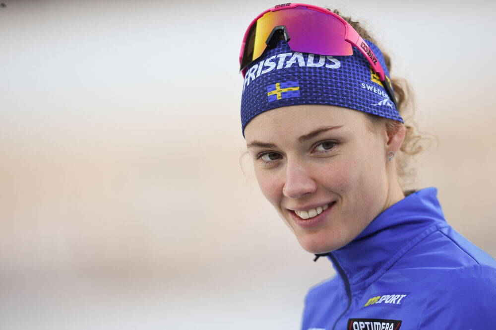 17.01.2020, Ruhpolding, Germany (GER):Hanna Oeberg (SWE) -  IBU world cup biathlon, relay women, Ruhpolding (GER). www.nordicfocus.com. © Tumashov/NordicFocus. Every downloaded picture is fee-liable.