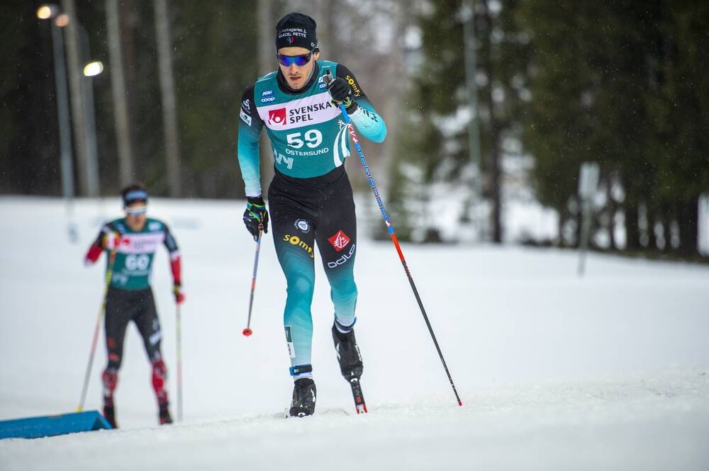 16.02.2020, Oestersund, Sweden (SWE):Valentin Chauvin (FRA) - FIS world cup cross-country, pursuit men, Oestersund (SWE). www.nordicfocus.com. © THIBAUT/NordicFocus. Every downloaded picture is fee-liable.