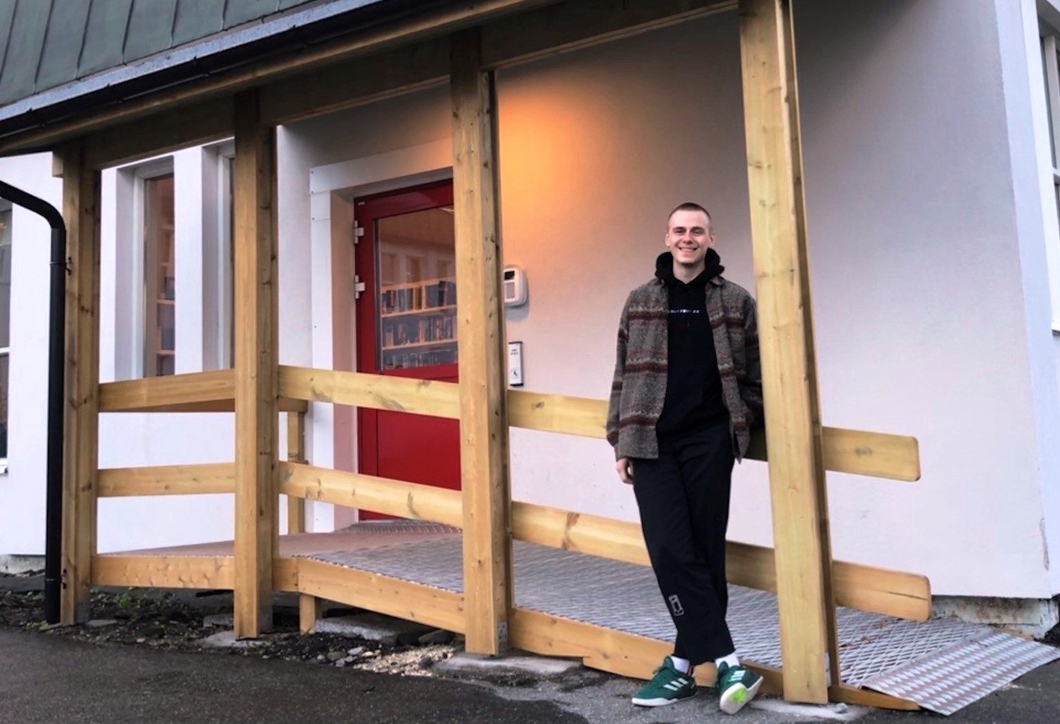 Ny inngang på biblioteket_Mats