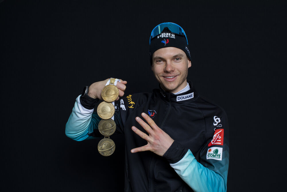 23.02.2020, Antholz, Italy (ITA):Emilien Jacquelin (FRA) - IBU world championships biathlon, medals, Antholz (ITA). www.nordicfocus.com. © Manzoni/NordicFocus. Every downloaded picture is fee-liable.