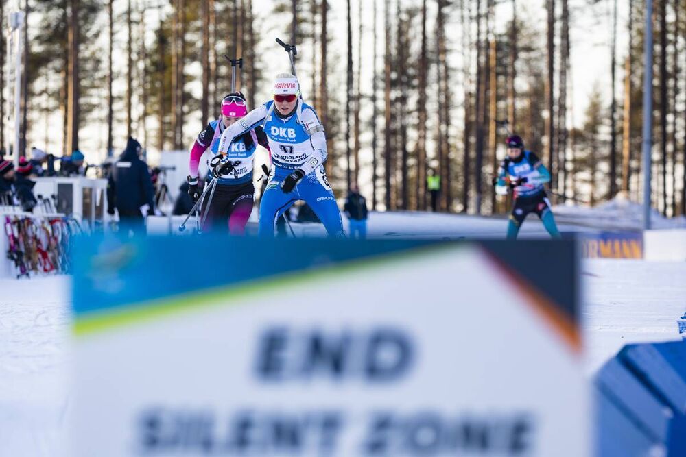14.03.2020, Kontiolahti, Finland (FIN):Mari Eder (FIN) -  IBU world cup biathlon, pursuit women, Kontiolahti (FIN). www.nordicfocus.com. © Manzoni/NordicFocus. Every downloaded picture is fee-liable.