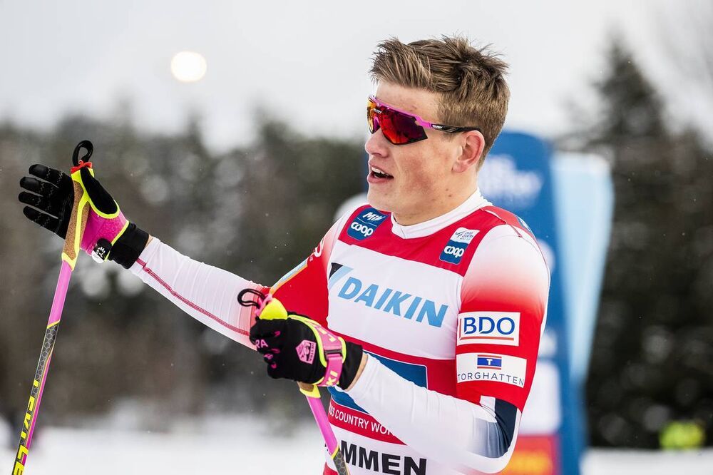 04.03.2020, Konnerud, Norway (NOR):Johannes Hoesflot Klaebo (NOR) - FIS world cup cross-country, individual sprint, Konnerud (NOR). www.nordicfocus.com. © Modica/NordicFocus. Every downloaded picture is fee-liable.