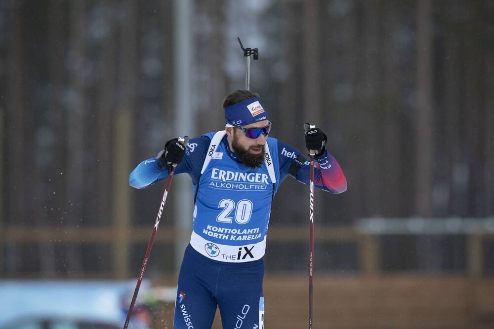 29.11.2020, Kontiolahti, Finland (FIN):Benjamin Weger (SUI) -  IBU world cup biathlon, sprint men, Kontiolahti (FIN). www.nordicfocus.com. © Manzoni/NordicFocus. Every downloaded picture is fee-liable.