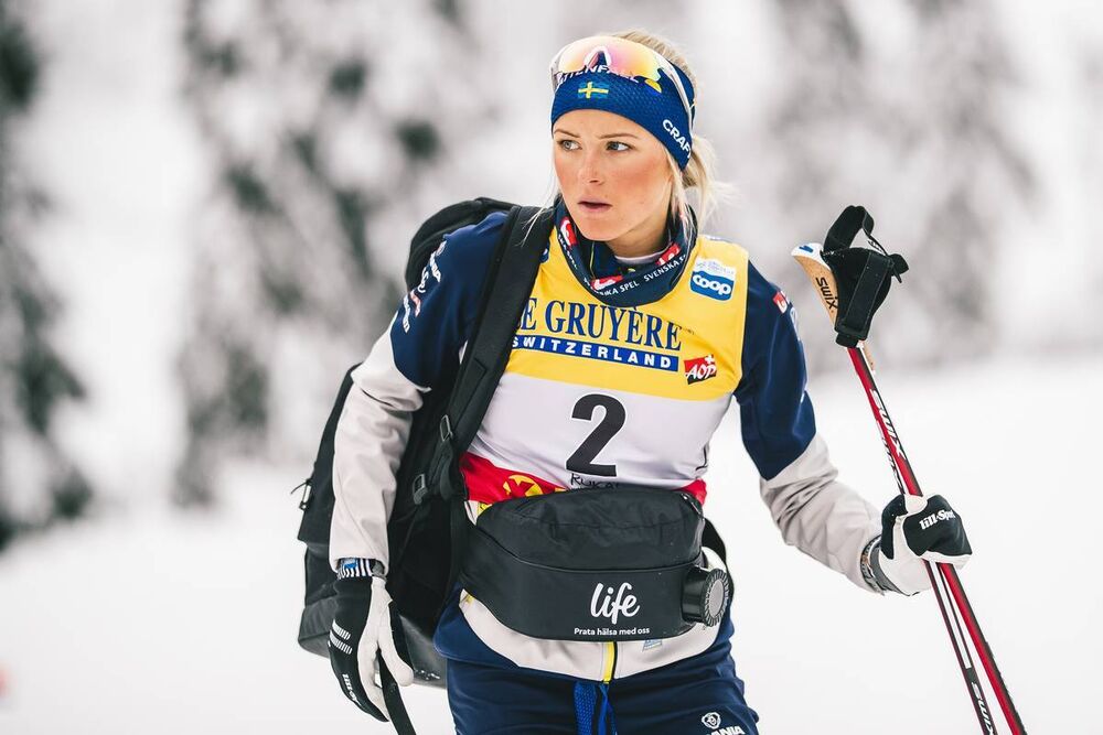 29.11.2020, Ruka, Finland (FIN):Frida Karlsson (SWE) - FIS world cup cross-country, training, Ruka (FIN). www.nordicfocus.com. © Modica/NordicFocus. Every downloaded picture is fee-liable.