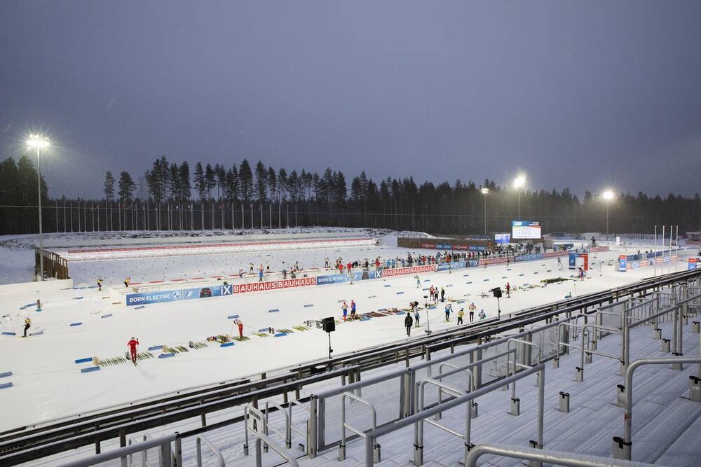 02.12.2020, Kontiolahti, Finland (FIN):Feature: Venue of Kontiolahti in a overview shot -  IBU World Cup Biathlon, training, Kontiolahti (FIN). www.nordicfocus.com. © Manzoni/NordicFocus. Every downloaded picture is fee-liable.