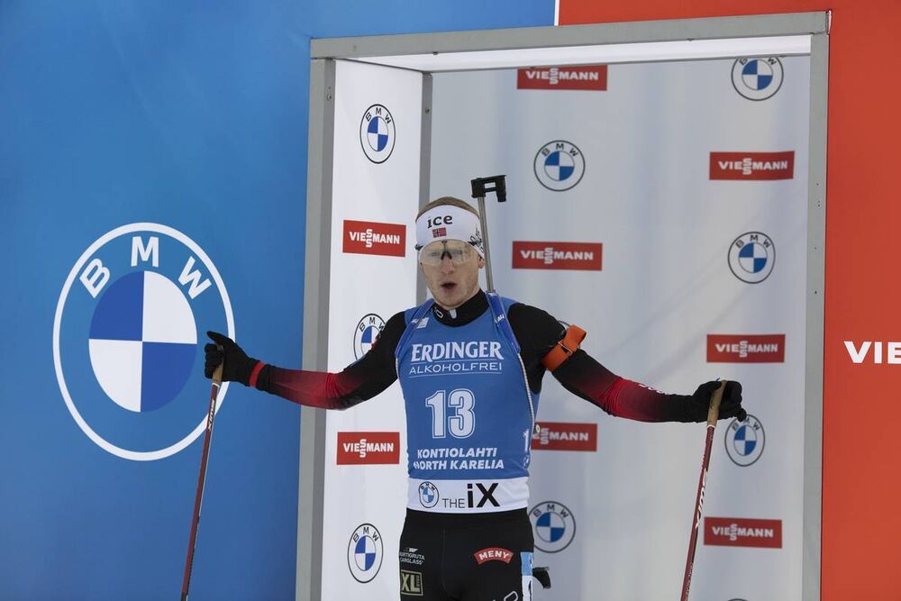 29.11.2020, Kontiolahti, Finland (FIN):Johannes Thingnes Boe (NOR) -  IBU world cup biathlon, sprint men, Kontiolahti (FIN). www.nordicfocus.com. © Manzoni/NordicFocus. Every downloaded picture is fee-liable.