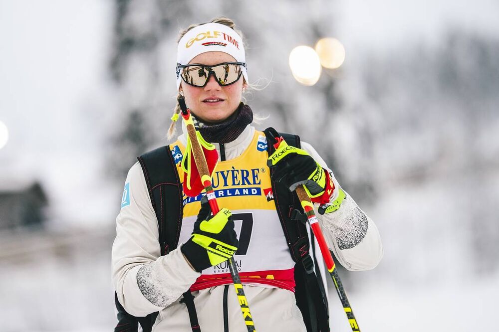 29.11.2020, Ruka, Finland (FIN):Victoria Carl (GER) - FIS world cup cross-country, training, Ruka (FIN). www.nordicfocus.com. © Modica/NordicFocus. Every downloaded picture is fee-liable.