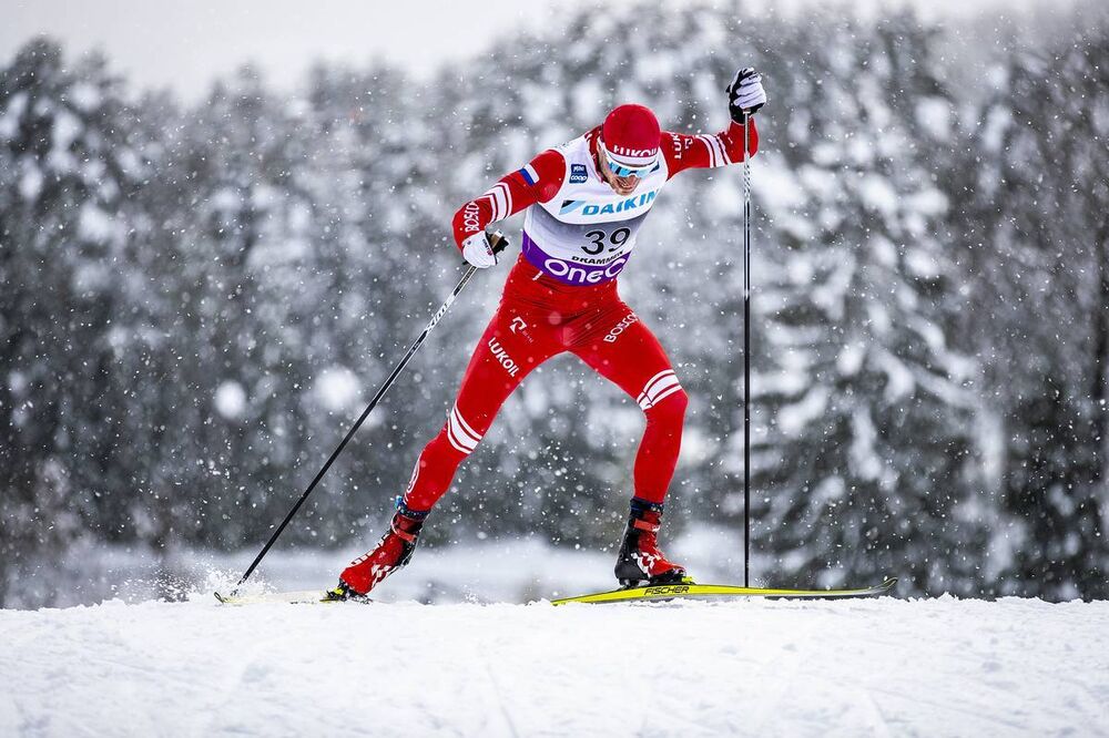 04.03.2020, Konnerud, Norway (NOR):Artem Maltsev (RUS) - FIS world cup cross-country, individual sprint, Konnerud (NOR). www.nordicfocus.com. © Modica/NordicFocus. Every downloaded picture is fee-liable.
