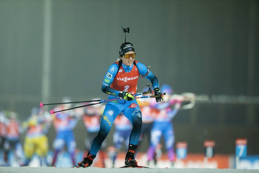 Photo : Nordic Focus 06.12.2020, Kontiolahti, Finland (FIN):Anais Chevalier-Bouchet (FRA) - IBU World Cup Biathlon, pursuit women, Kontiolahti (FIN). www.nordicfocus.com. © Manzoni/NordicFocus. Every downloaded picture is fee-liable.