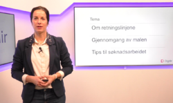 Fra veiledningsvideoen om medfinansieringsordningen.