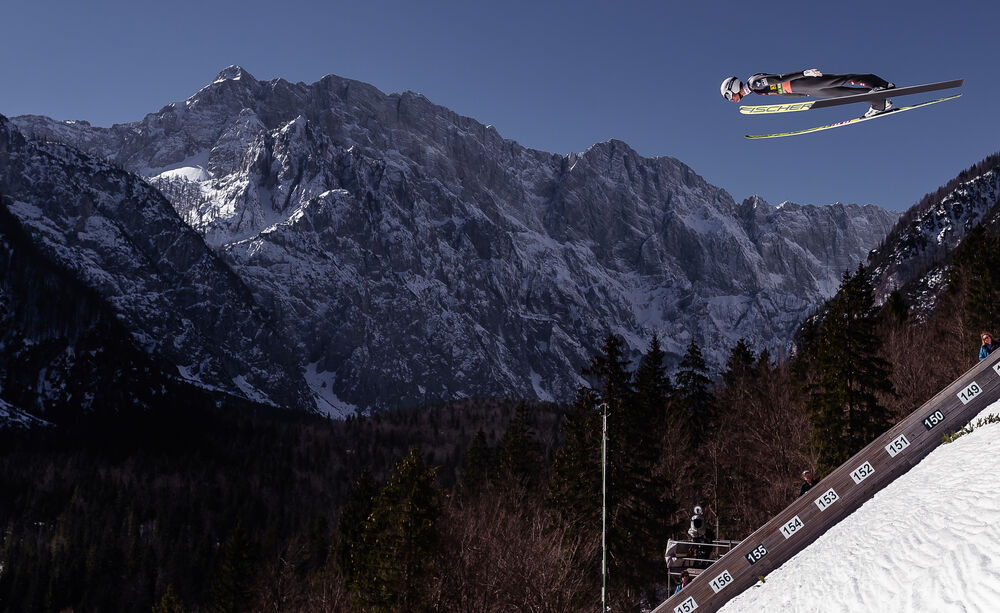 23.03.2019, Planica, Slovenia (SLO): Daniel Huber (AUT)- FIS world cup ski flying, team HS240, Planica (SLO). www.nordicfocus.com. © Nordicfocus/EXPA/JFK. Every downloaded picture is fee-liable.