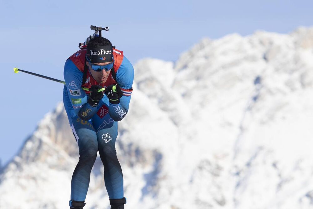 11.12.2020, Hochfilzen, Austria (AUT):Quentin Fillon Maillet (FRA) -  IBU World Cup Biathlon, sprint men, Hochfilzen (AUT). www.nordicfocus.com. © Manzoni/NordicFocus. Every downloaded picture is fee-liable.