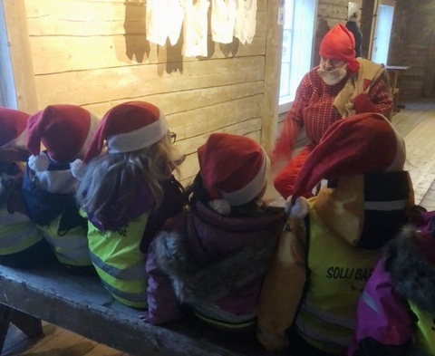 Julenissebesøk Solli barnehage