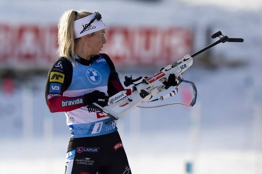 20.12.2020, Hochfilzen, Austria (AUT):Tiril Eckhoff (NOR) -  IBU World Cup Biathlon, mass women, Hochfilzen (AUT). www.nordicfocus.com. © Manzoni/NordicFocus. Every downloaded picture is fee-liable.