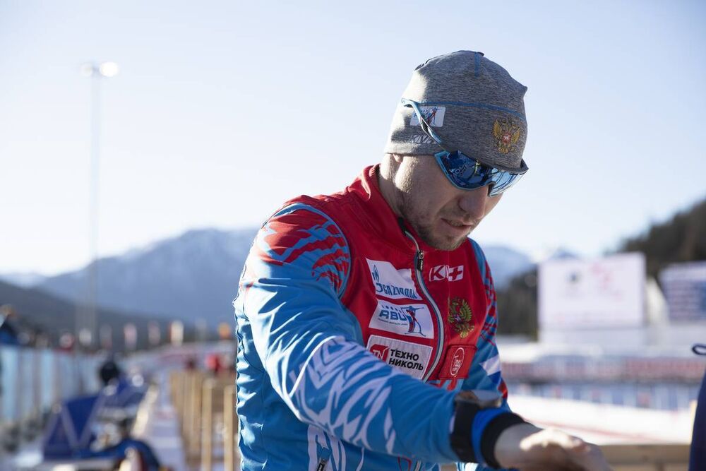 17.12.2020, Hochfilzen, Austria (AUT):Alexander Loginov (RUS) -  IBU World Cup Biathlon, sprint men, Hochfilzen (AUT). www.nordicfocus.com. © Manzoni/NordicFocus. Every downloaded picture is fee-liable.