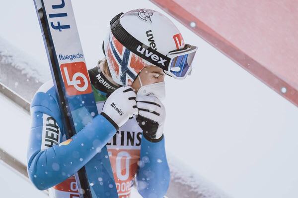28.12.2020, Oberstdorf, Germany (GER):Marius Lindvik (NOR) - FIS world cup ski jumping men, four hills tournament, qualification, individual HS137, Oberstdorf (GER). www.nordicfocus.com. © EXPA/JFK/NordicFocus. Every downloaded picture is fee-liable.