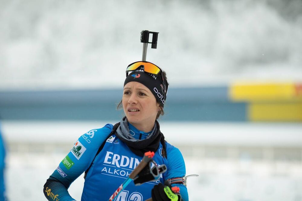 08.01.2021, Oberhof, Germany (GER):Anais Chevalier-Bouchet (FRA) -  IBU World Cup Biathlon, sprint women, Oberhof (GER). www.nordicfocus.com. © Manzoni/NordicFocus. Every downloaded picture is fee-liable.