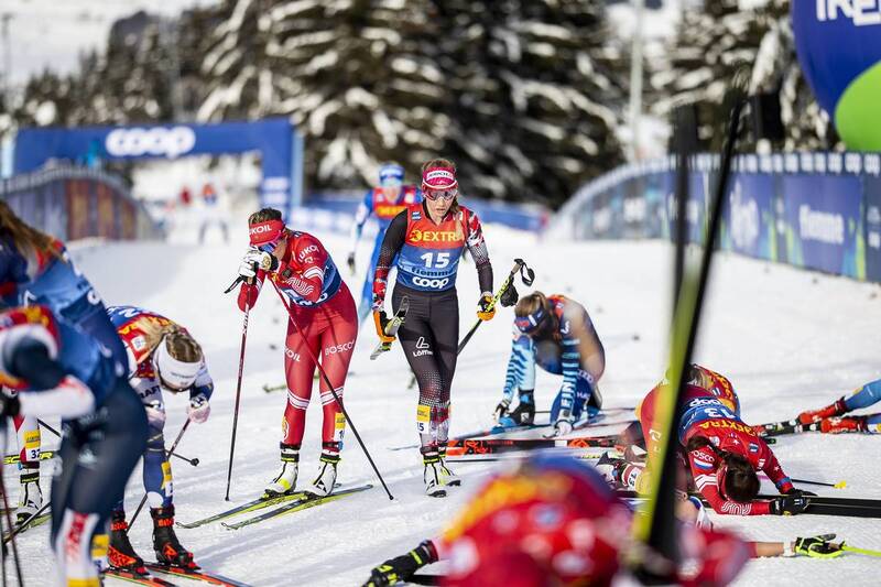 10.01.2021, Val di Fiemme, Italy (ITA):
Teresa Stadlober (AUT) - FIS world cup cross-country, tour de ski, final climb women, Val di Fiemme (ITA). www.nordicfocus.com. © Modica/NordicFocus. Every downloaded picture is fee-liable.