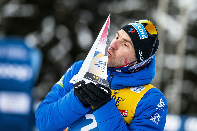 10.01.2021, Val di Fiemme, Italy (ITA):Maurice Manificat (FRA) - FIS world cup cross-country, tour de ski, final climb men, Val di Fiemme (ITA). www.nordicfocus.com. © Modica/NordicFocus. Every downloaded picture is fee-liable.