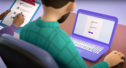 Illustrasjonsbilde: Fra en video hos Tilsynet for universell utforming av IKT