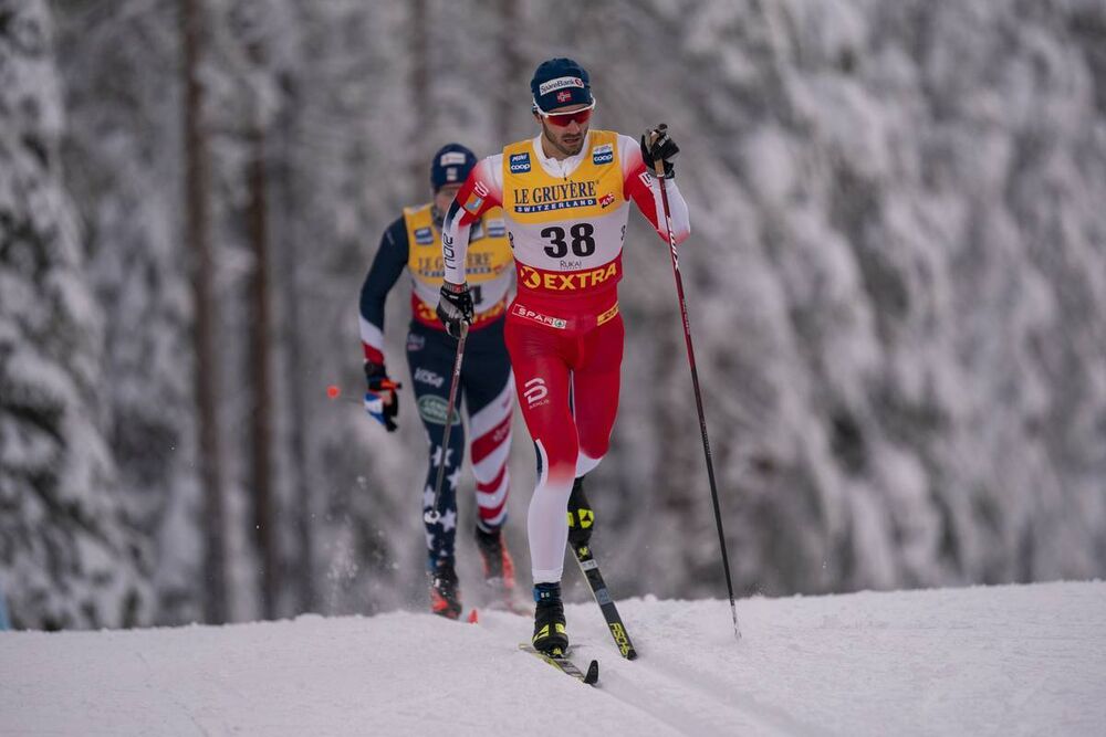 28.11.2020, Ruka, Finland (FIN):Hans Christer Holund (NOR) - FIS world cup cross-country, 15km men, Ruka (FIN). www.nordicfocus.com. © Vianney Thibaut/NordicFocus. Every downloaded picture is fee-liable.