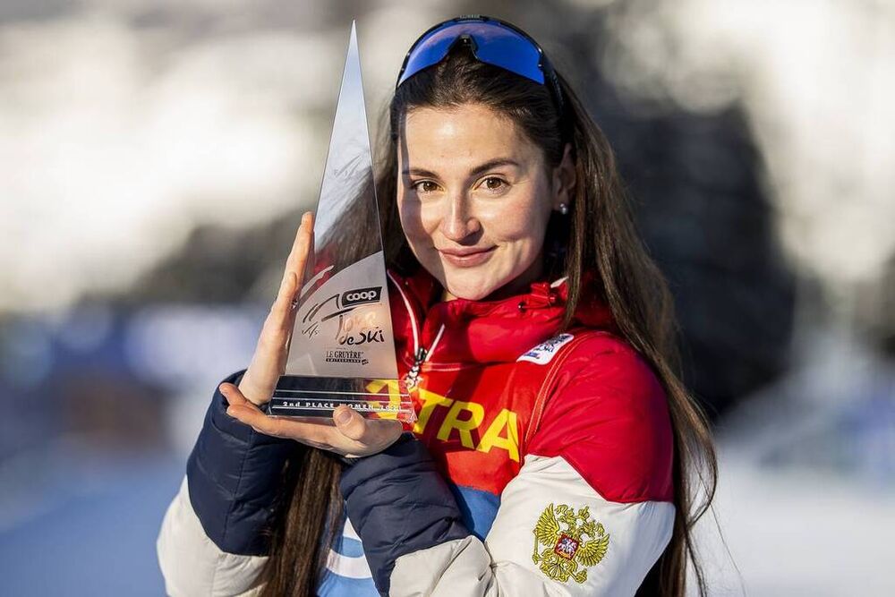 10.01.2021, Val di Fiemme, Italy (ITA):Yulia Stupak (RUS) - FIS world cup cross-country, tour de ski, final climb women, Val di Fiemme (ITA). www.nordicfocus.com. © Modica/NordicFocus. Every downloaded picture is fee-liable.