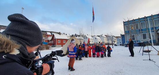 Samisk nasjonaldagsfeiring på Borkenes