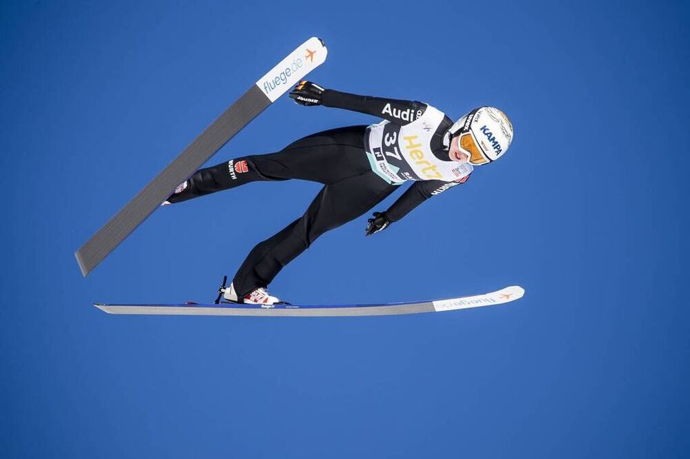 10.03.2019, Oslo, Norway (NOR):Juliane Seyfarth (GER) - FIS world cup ski jumping ladies, individual HS134, Oslo (NOR). www.nordicfocus.com. © Modica/NordicFocus. Every downloaded picture is fee-liable.
