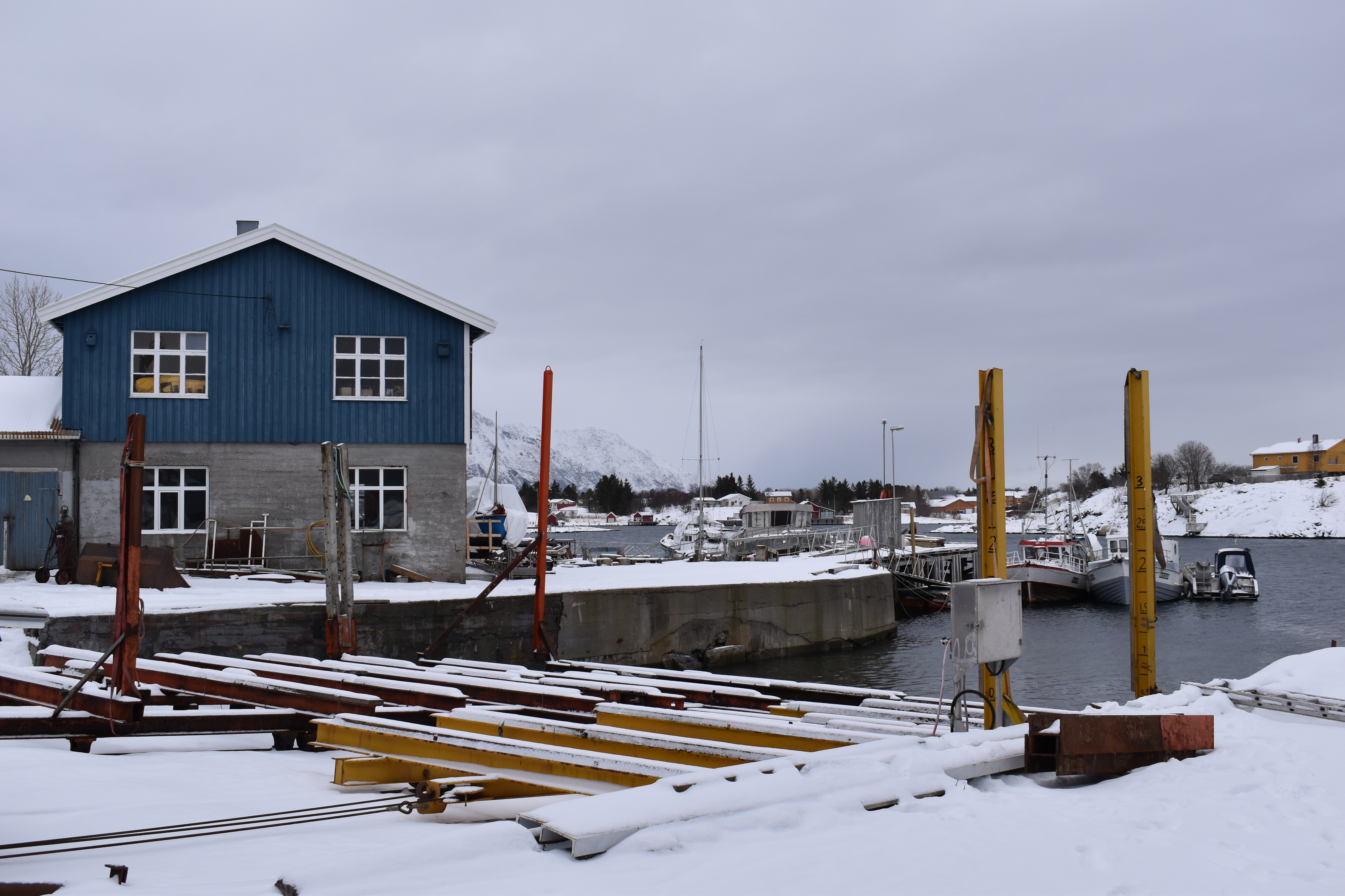 Slipen i Grindvika er et kjent landemerke for mange båtfolk.