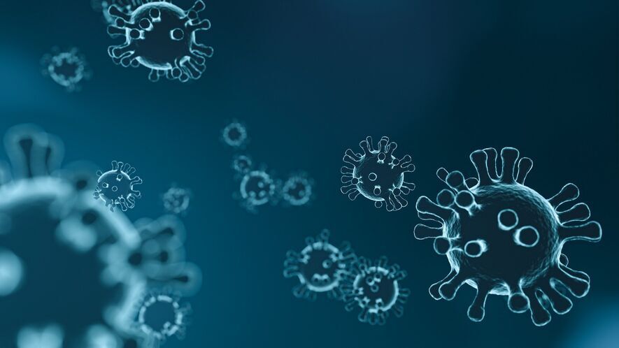 Koronavirus blått