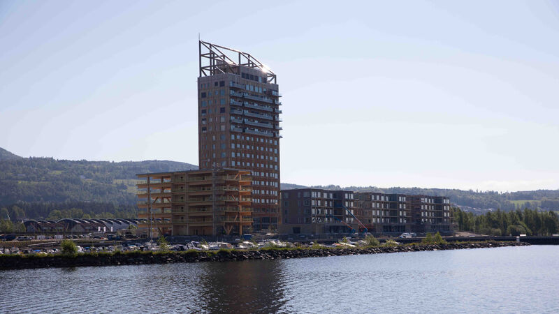 Wood Hotel Mjøstårnet Ringsaker kommune