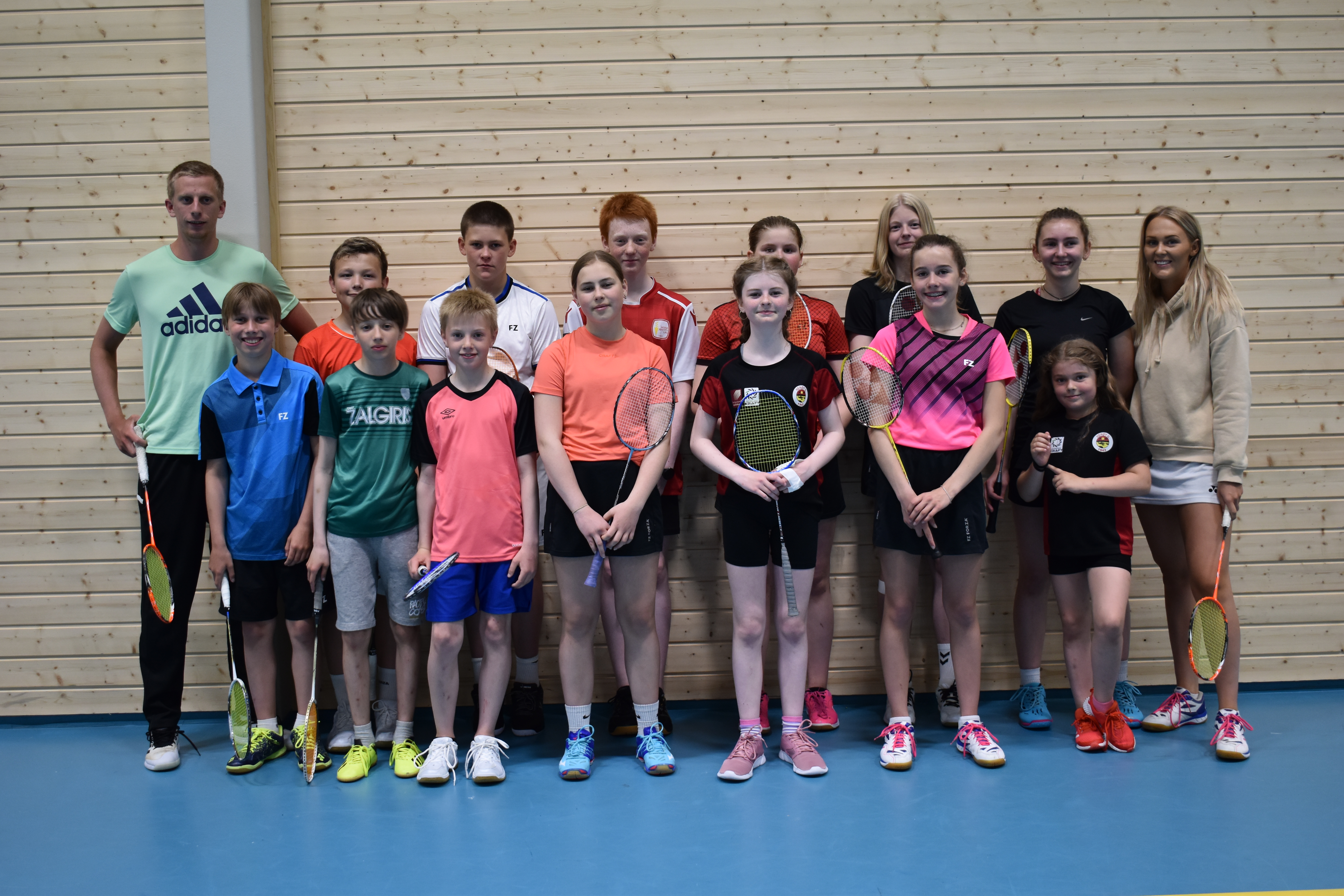 Badmintonsamling juni 2021